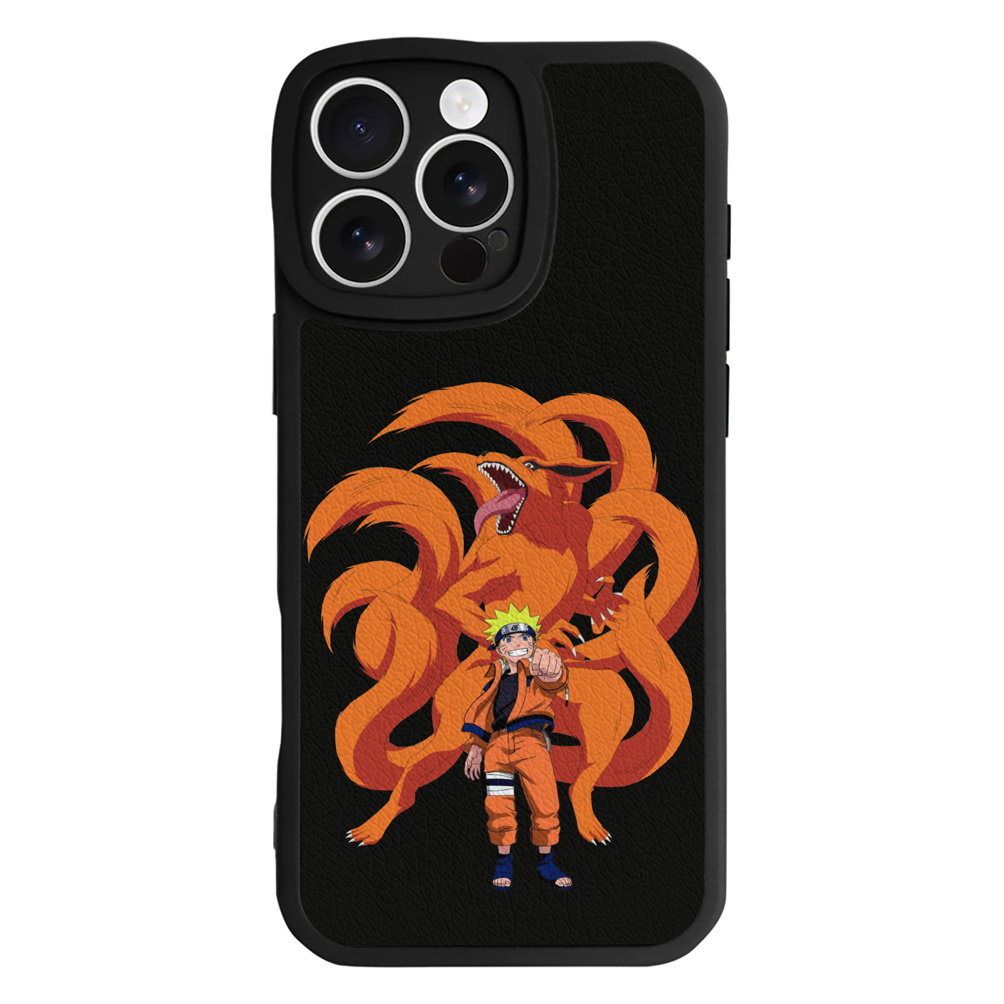 （画像用） NARUTO -ナルト- うずまき ナルト Uzumaki Naruto 【iPhone 16シリーズ対応】シリコンスマホケース（レザー調） 材質：シリコン